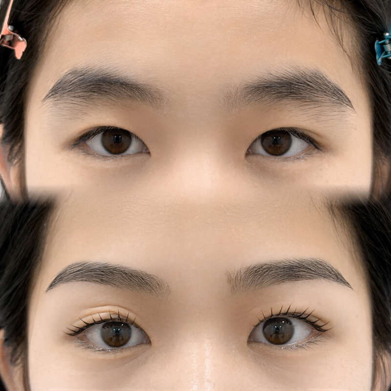 눈썹왁싱, 깔끔한 라인 정리
