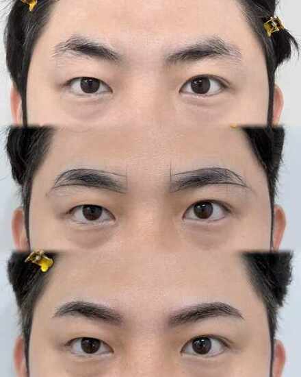 눈썹문신 헤어스트록 콤보