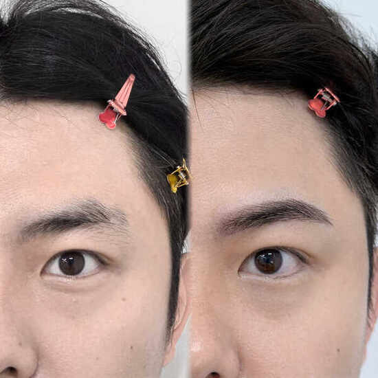 눈썹문신 헤어스트록 콤보