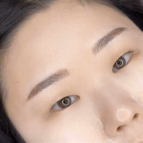 눈썹문신 헤어스트록