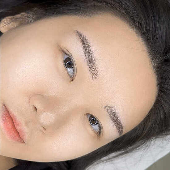 눈썹문신 헤어스트록