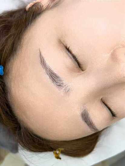 눈썹문신 헤어스트록